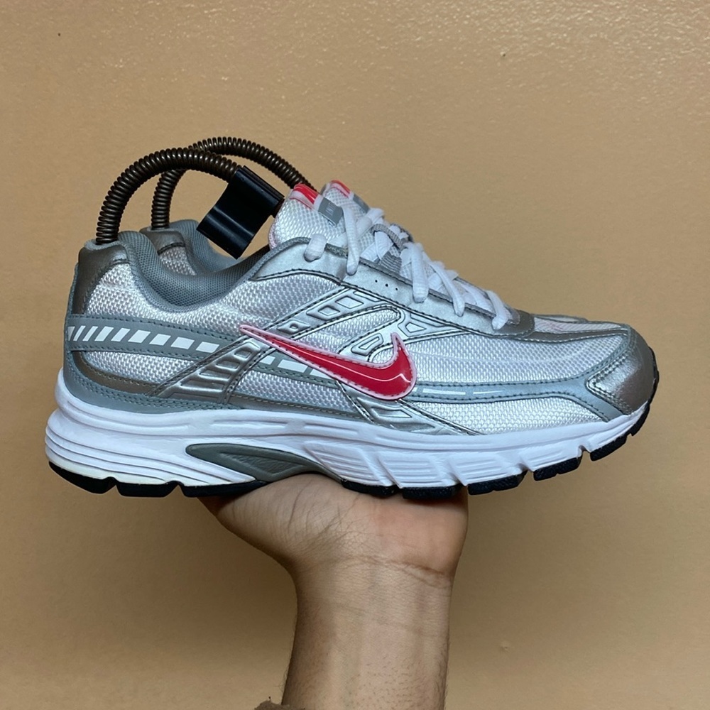 Nike Initiator Women’s Running Sneakers “White Metallic Silver Pink”
